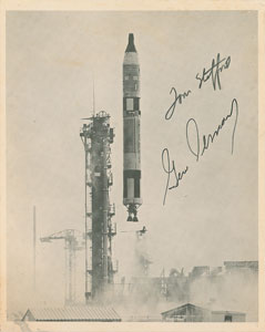 Lot #6153  Gemini 9 Signed Photograph - Image 1