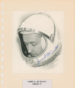 Lot #6149  Gemini 4 Signed Photographs - Image 1