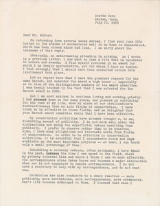Lot #6045 Charles Lindbergh Typed Letter Signed