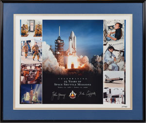 Lot #6694  STS-1 Signed Photograph - Image 1