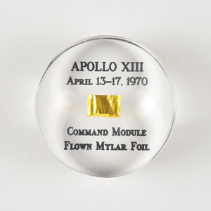 Lot #6457  Apollo 13 Flown Mylar