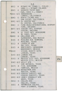 Lot #6150  Gemini 5 Flown Checklist