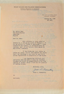 Lot #6029 Jesse L. Greenstein Group of (8) Letters - Image 3