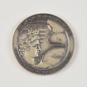 Lot #6583  Apollo 17 Silver and Bronze Robbins Medals - Image 1