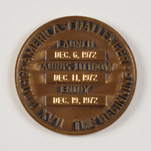 Lot #6583  Apollo 17 Silver and Bronze Robbins Medals - Image 4