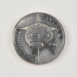 Lot #6626 Jack Swigert's Skylab II and III Robbins Medals - Image 1
