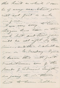 Lot #6035 Edmund Neville Nevill Pair of Autograph Letters Signed - Image 6