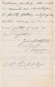 Lot #6035 Edmund Neville Nevill Pair of Autograph Letters Signed - Image 12