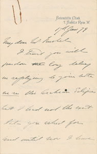 Lot #6035 Edmund Neville Nevill Pair of Autograph Letters Signed - Image 13