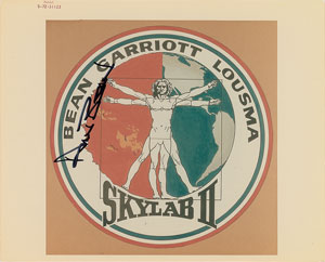 Lot #6615 Alan Bean's Signed Skylab 3 Photograph - Image 1