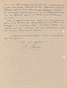 Lot #6039 Georg Hermann Struve Autograph Letter Signed - Image 2