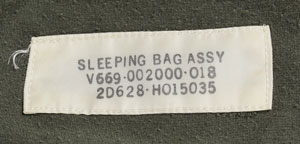 Lot #6674  NASA Sleeping Bag and Shorts - Image 2