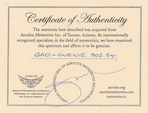 Lot #6012  Gao-Guenie Stone Meteorite - Image 3