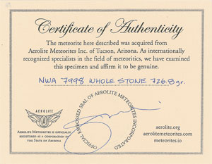 Lot #6018  Northwest Africa Stone Meteorite - Image 4