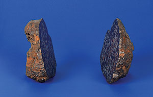 Lot #6003  Sericho Pallasite Meteorite Matched End Cuts
