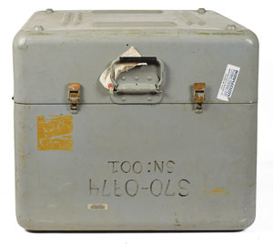 Lot #6681  Space Shuttle Orbiter Flush Control Panel, Interface Unit, and Insulation Blanket - Image 1