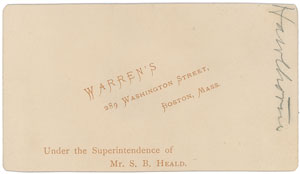 Lot #172 Nathaniel Hawthorne and Ralph Waldo Emerson - Image 4