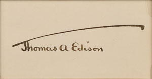 Lot #375 Thomas Edison - Image 2