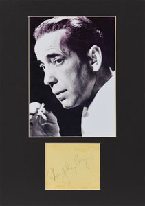 Lot #908 Humphrey Bogart