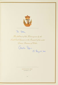 Lot #428  Princess Diana and Prince Charles - Image 3