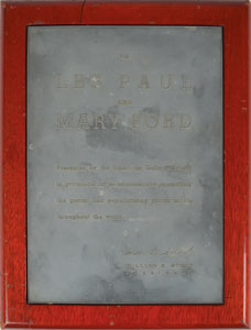 Lot #860 Les Paul and Mary Ford - Image 1