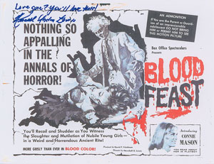 Lot #968 Herschell Gordon Lewis - Image 2