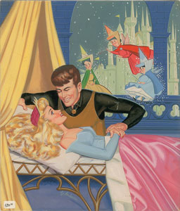 Lot #724  Disney Studios: Sleeping Beauty Artwork