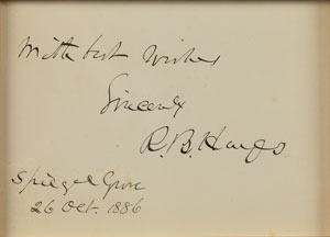 Lot #275 Rutherford and Lucy Hayes - Image 2