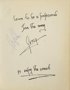 Lot #828  Emerson, Lake, and Palmer Pair of Signed Programs - Image 3