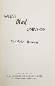 Lot #233  Science Fiction: Brown and Pohl - Image 1