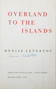 Lot #197 Denise Levertov - Image 2