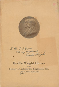 Lot #576 Orville Wright