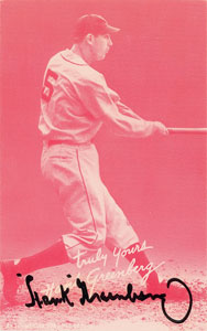 Lot #1022 Hank Greenberg - Image 1