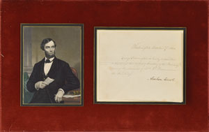 Lot #268 Abraham Lincoln