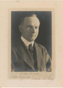 Lot #317 Calvin Coolidge