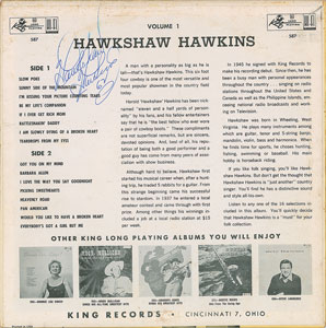 Lot #793 Cowboy Copas and Hawkshaw Hawkins - Image 1