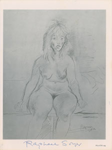 Lot #698 Raphael Soyer - Image 1