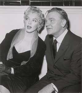 Lot #986 Marilyn Monroe and James Cagney