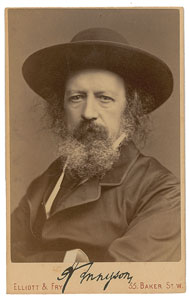 Lot #103 Alfred Lord Tennyson