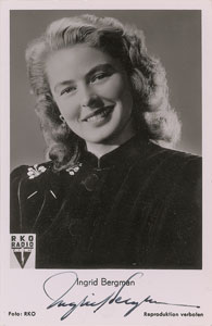 Lot #928 Ingrid Bergman - Image 1