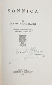 Lot #182 Vicente Blasco Ibanez - Image 1