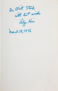 Lot #479 Alger Hiss - Image 1