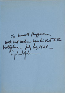 Lot #332 Lyndon B. Johnson - Image 1