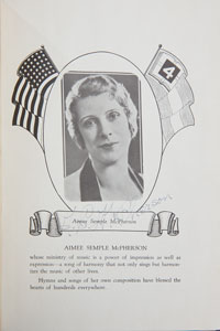 Lot #491 Aimee Semple McPherson - Image 1