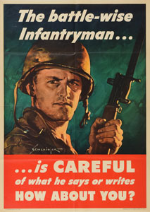 Lot #558  World War II Poster: Battle-Wise Soldier - Image 1