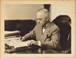 Lot #296 Harry S. Truman - Image 1