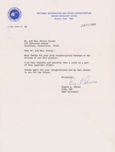 Lot #622 Gene Cernan Typed Letter Signed - Image 1