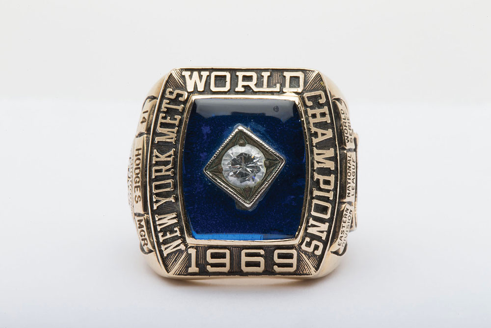 Lot #9409  1969 New York Mets World Series Championship Ring Salesman Sample