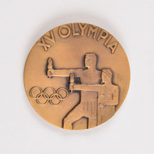 Lot #3064  Helsinki 1952 Summer Olympics Bronze Participation Medal - Image 2