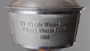 Lot #9615  Calgary 1988 Winter Olympics Torch - Image 2